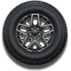 Llantas pulidas de 18’’ con radios Tech Gray