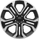 Llantas de aleación con corte de diamante de 45cm (18”)