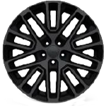 Llantas de aleación en negro brillante de 48cm (19”)